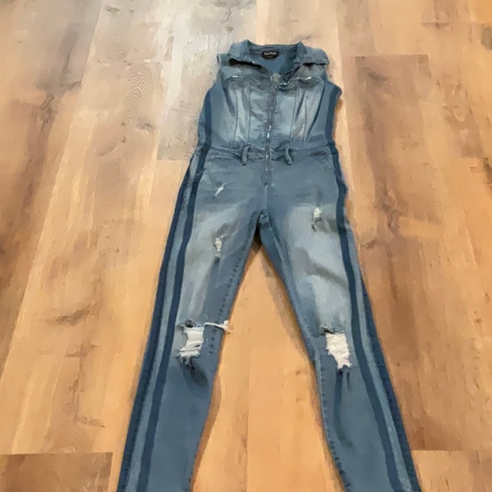 Denim jumpsuit